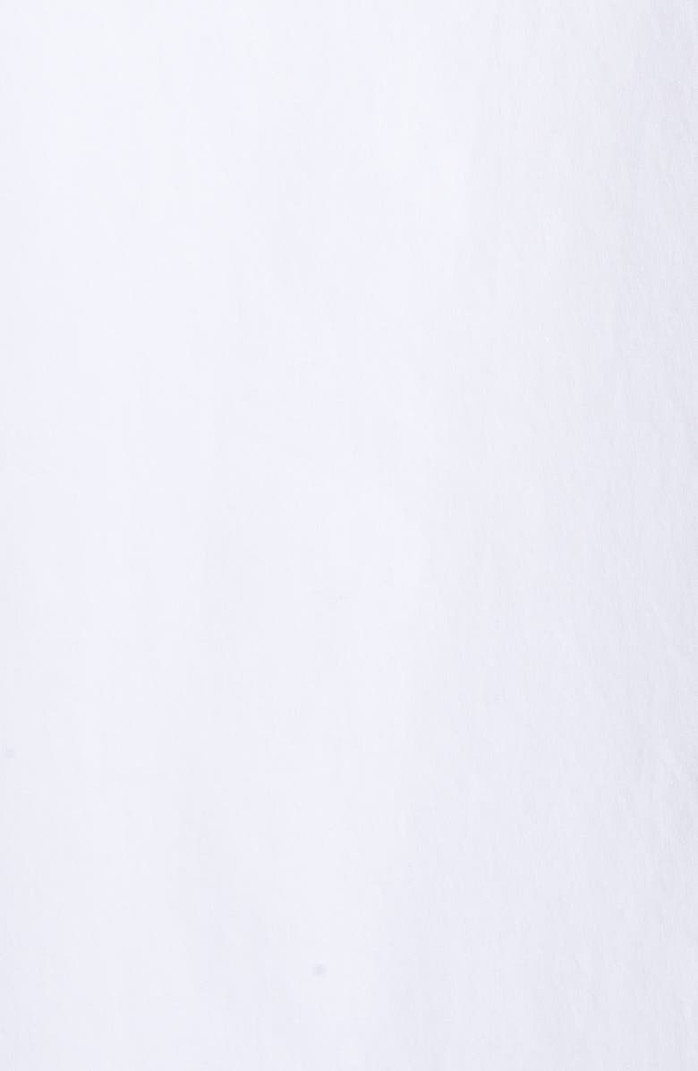 vineyard vines Ruffle Neck Stretch Cotton Popover Blouse, Alternate, color,