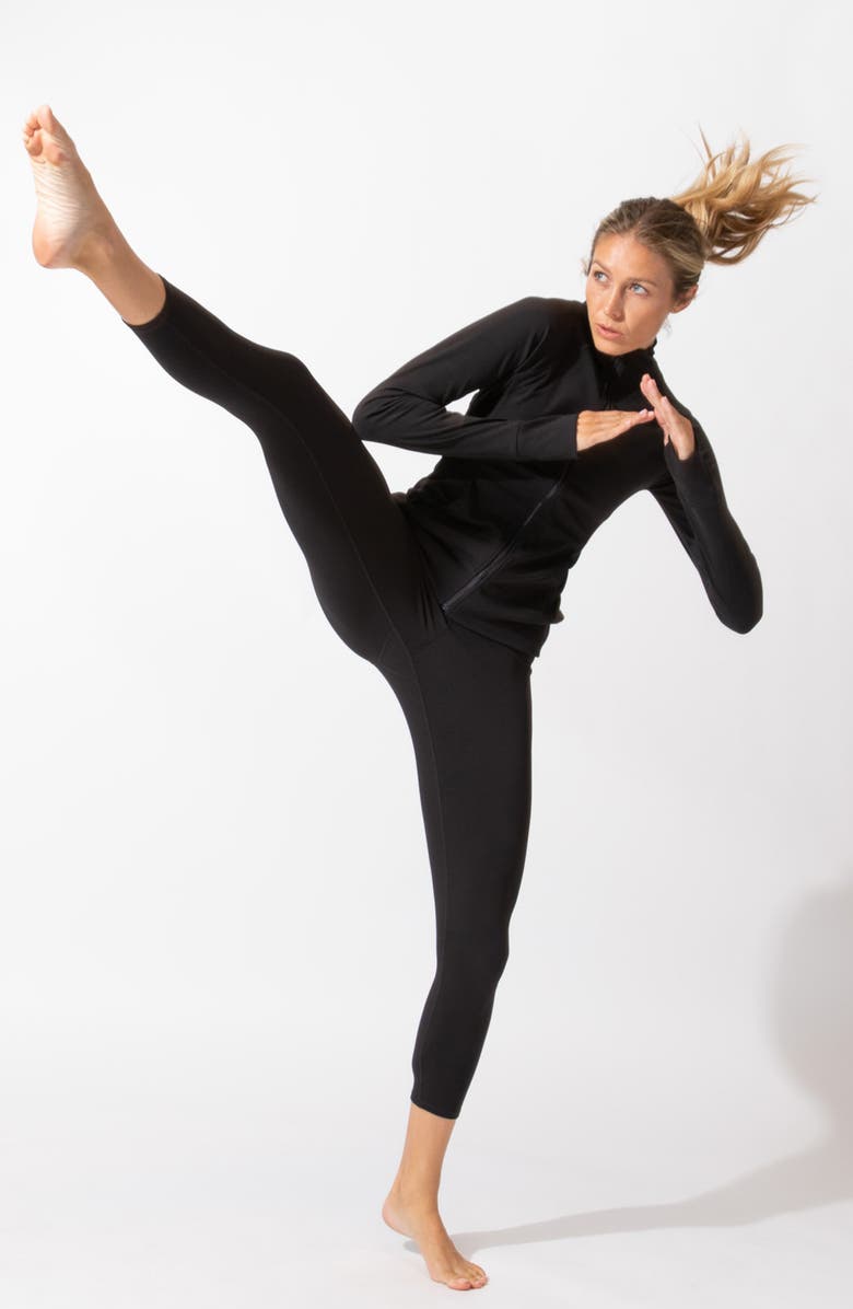 Threads 4 Thought Lori Ribbed Zip Jacket, Alternate, color, 