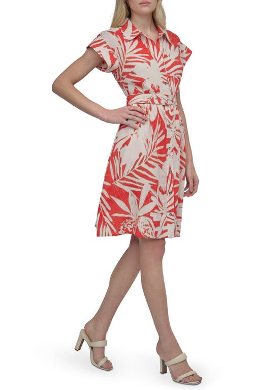 Dkny Floral Shirtdress
