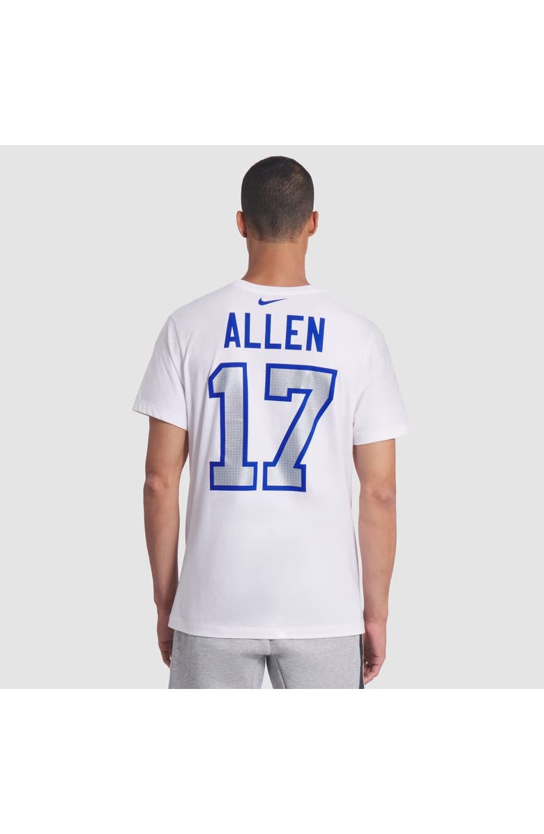Nike Men's Nike Josh Allen White Buffalo Bills 2025 Rivalries Collection Player Name & Number T-Shirt, Alternate, color, White
