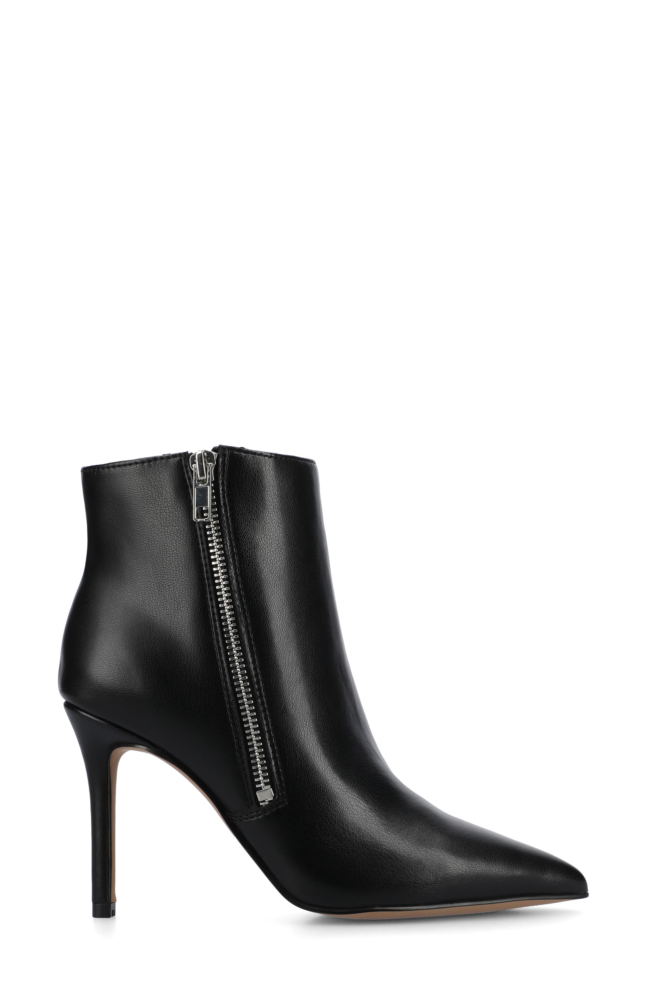 Journee Collection Leyna Zip Boot - Wide Width Available, Alternate, color, Black