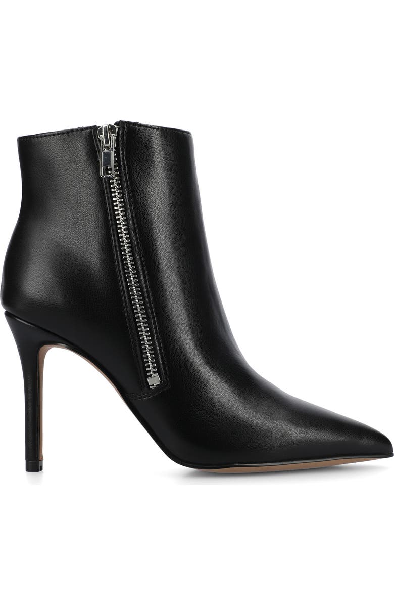 Journee Collection Leyna Zip Boot - Wide Width Available, Alternate, color, Black