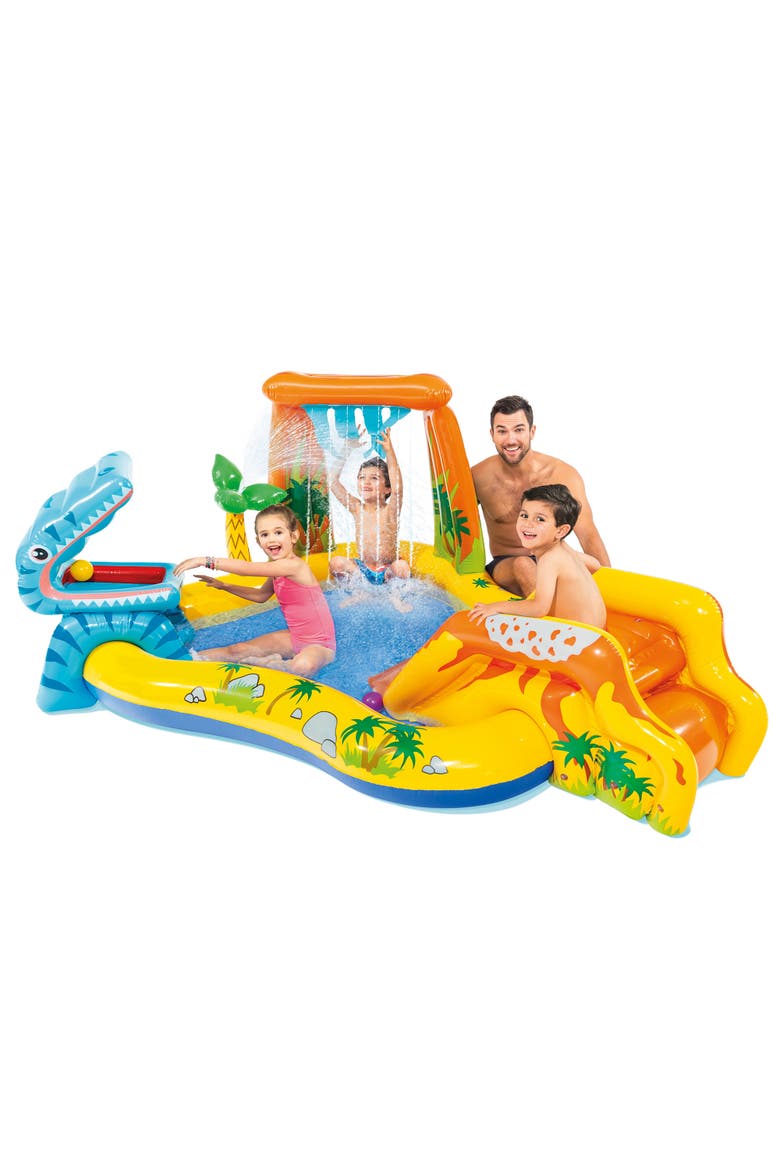 Dinosaur Inflatable Play Center, Alternate, color, Multicolored