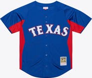 Mitchell & Ness Men's Mitchell & Ness Adrian Beltre Royal Texas Rangers Cooperstown Mesh Batting Practice Button-Up Jersey