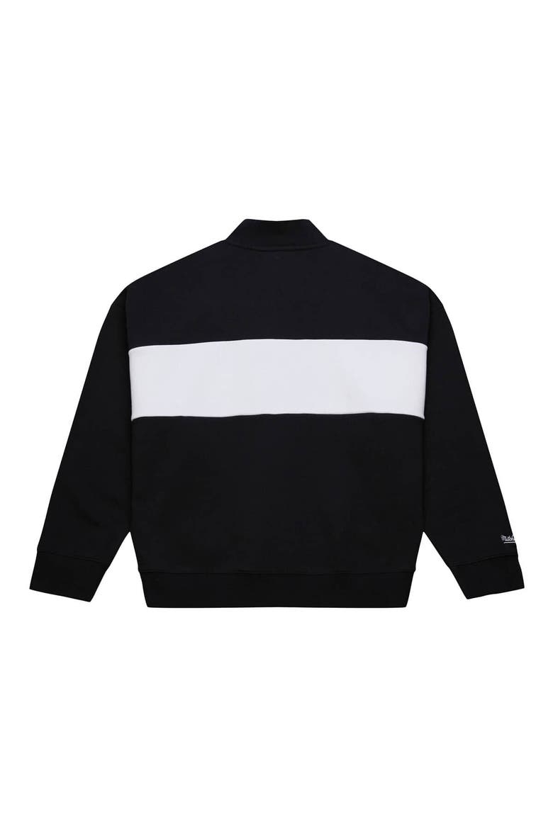 Women's Mitchell & Ness Black Dallas Cowboys Quarter-Zip Jacket, Alternate, color, Black