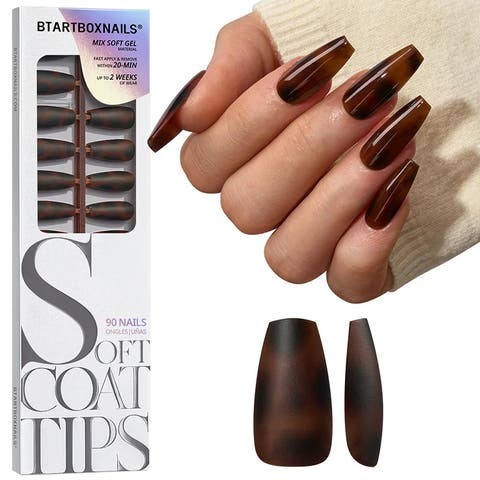 Soft Gel Nail Tips SOFTCOATTIPS Tortoiseshell Collection