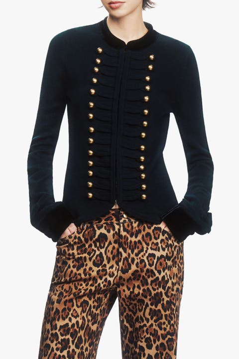 Military Cardigan Jacket