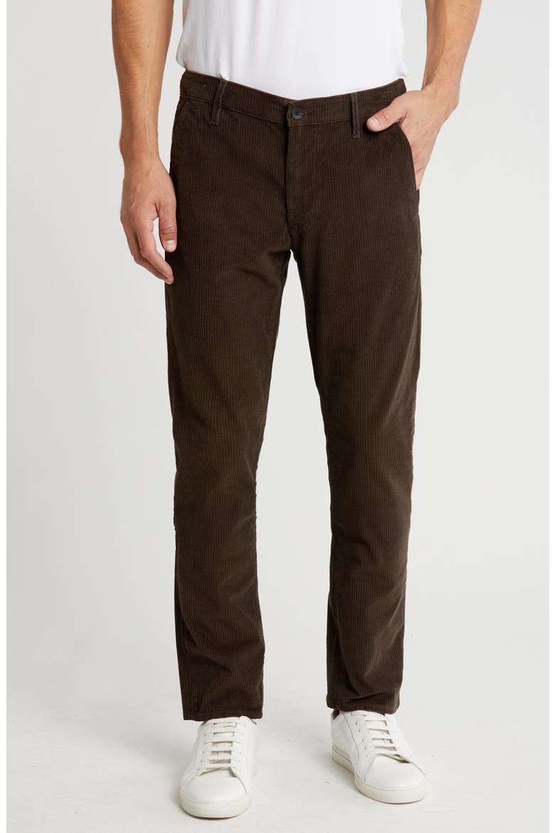 Marshall Slim Fit Corduroy Pants, Main, color, SYLVAN MOLASSES