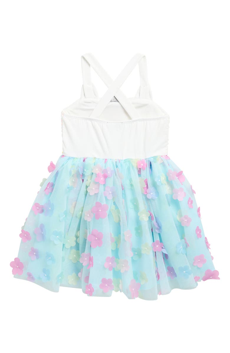 Zunie Kids' Unicorn Party Dress, Alternate, color, Ivory/ Mult