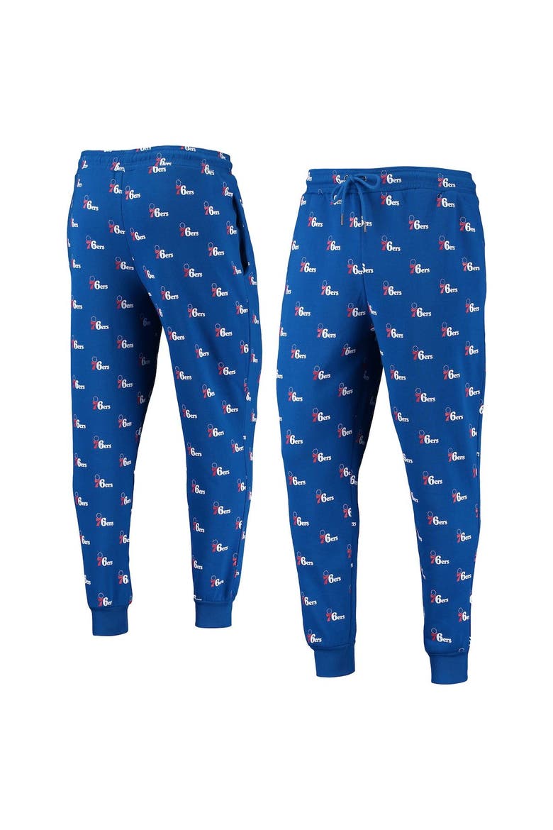 Royal Philadelphia 76ers Allover Logo Jogger Pants, Main, color, Royal