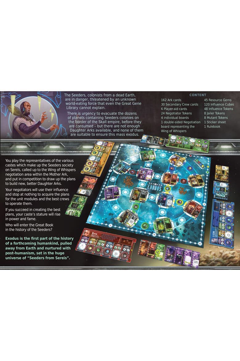 Seeders From Sereis Exodus Episode 1 Board Game, Wizkids, Alternate, color, Multicolored