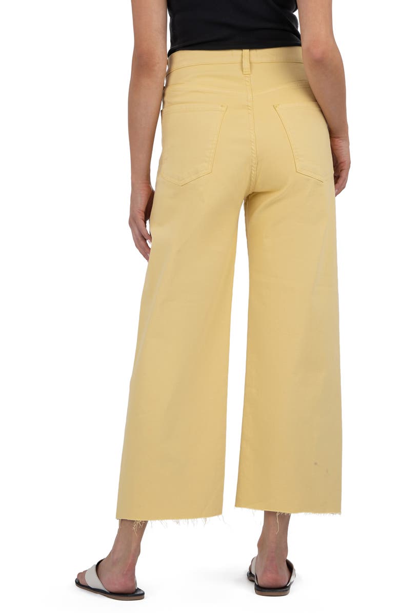 KUT from the Kloth Gwen High Waist Crop Wide Leg Jeans, Alternate, color,