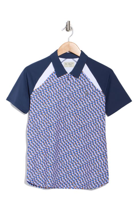 Tipped Quarter Zip Knit Polo