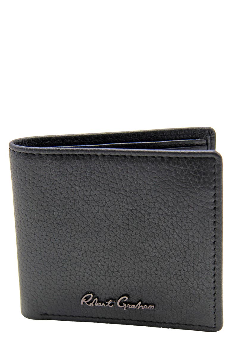 Nuance Leather Bifold Wallet, Main, color, BLACK