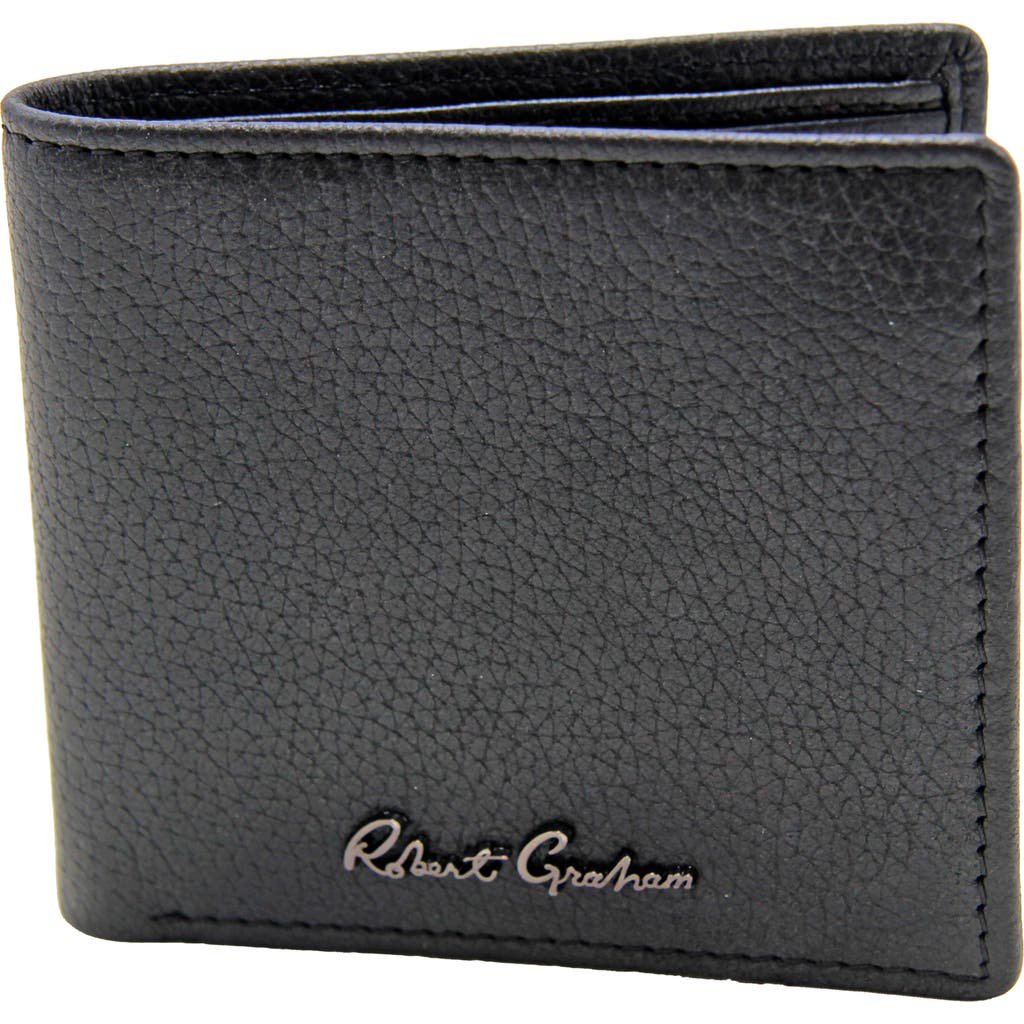 Robert Graham Nuance Leather Bifold Wallet In Black