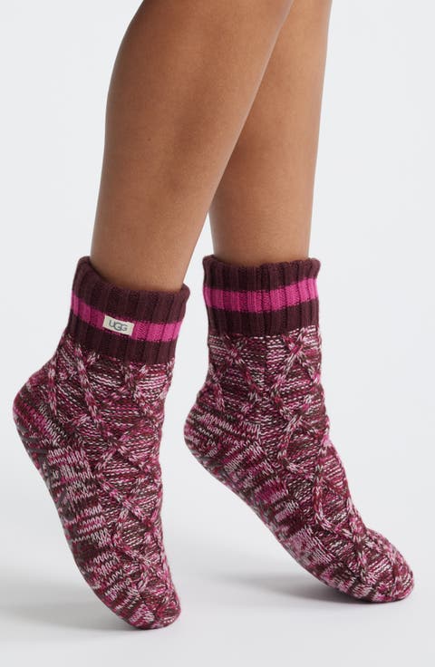 Deedee Fleece Lined Quarter Socks