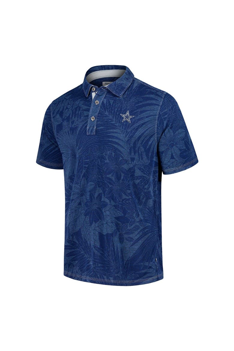 Men's Tommy Bahama Navy Dallas Cowboys Sport Santiago Paradise Polo, Alternate, color, Navy