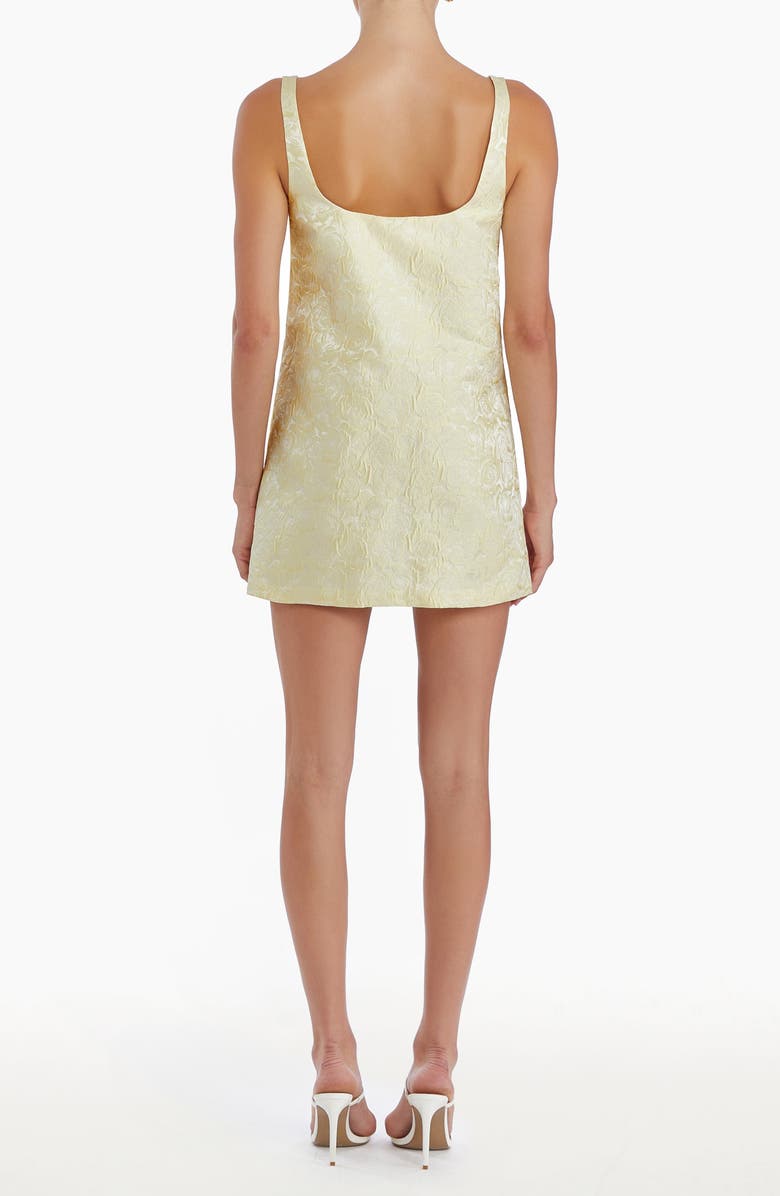 Rinaldi Jacquard Trapeze Cocktail Minidress