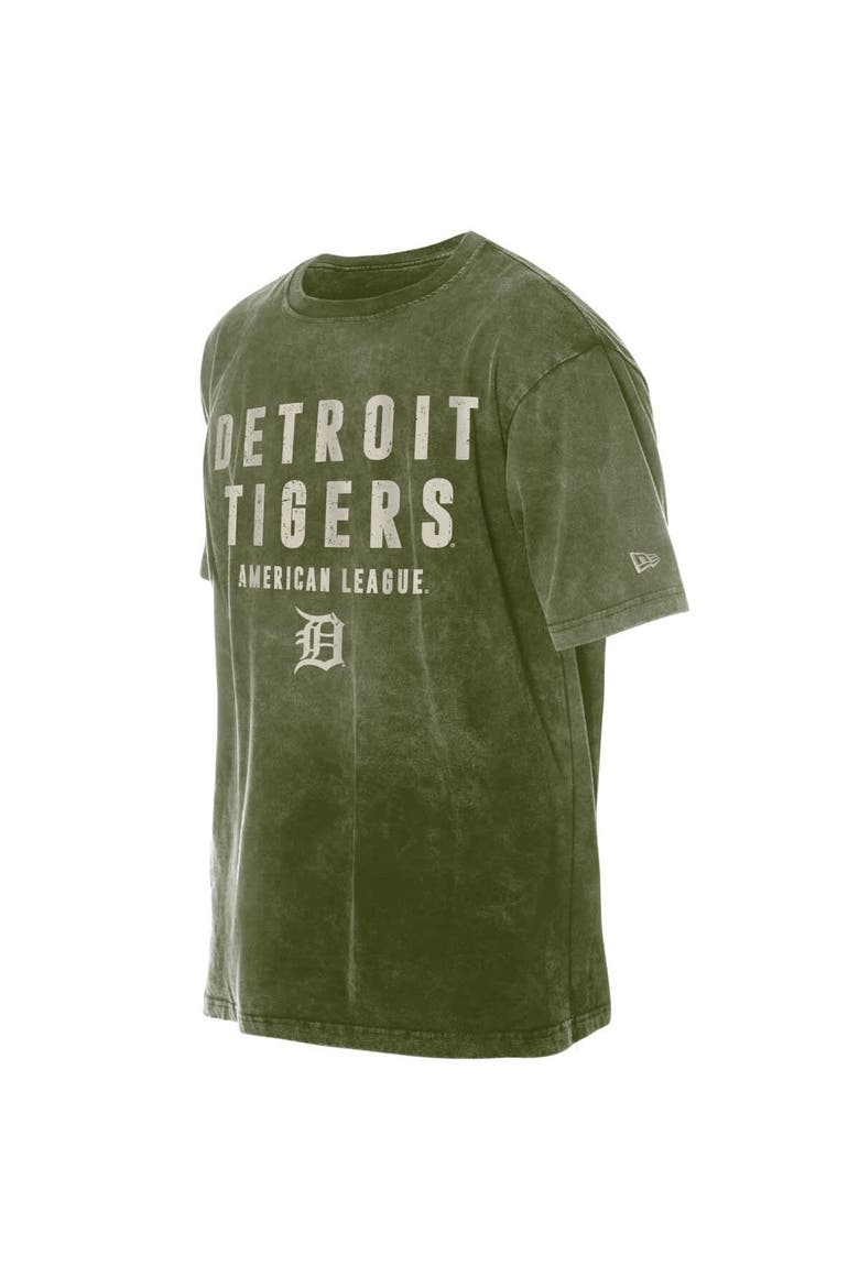 Men's New Era  Olive Detroit Tigers 2026 Armed Forces Day T-Shirt, Alternate, color, Olive