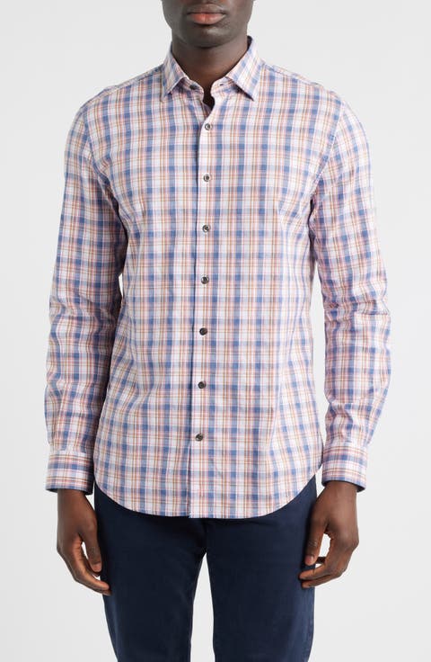 Jordi Plaid Button-Up Shirt