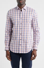 johnnie-O Jordi Plaid Button-Up Shirt