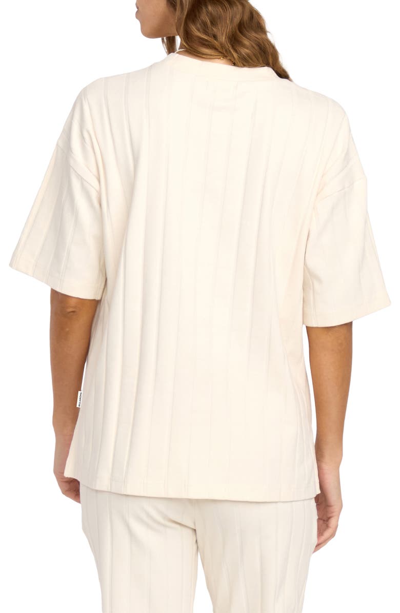 Billabong Cass Oversize Rib Top, Alternate, color, White Cap