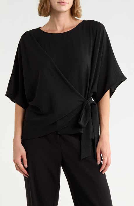 Side Tie Short Sleeve Top