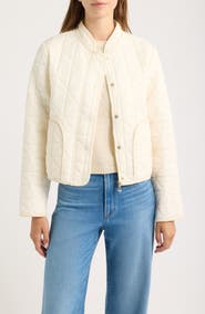 Bernardo Diamond Quilted Jacket