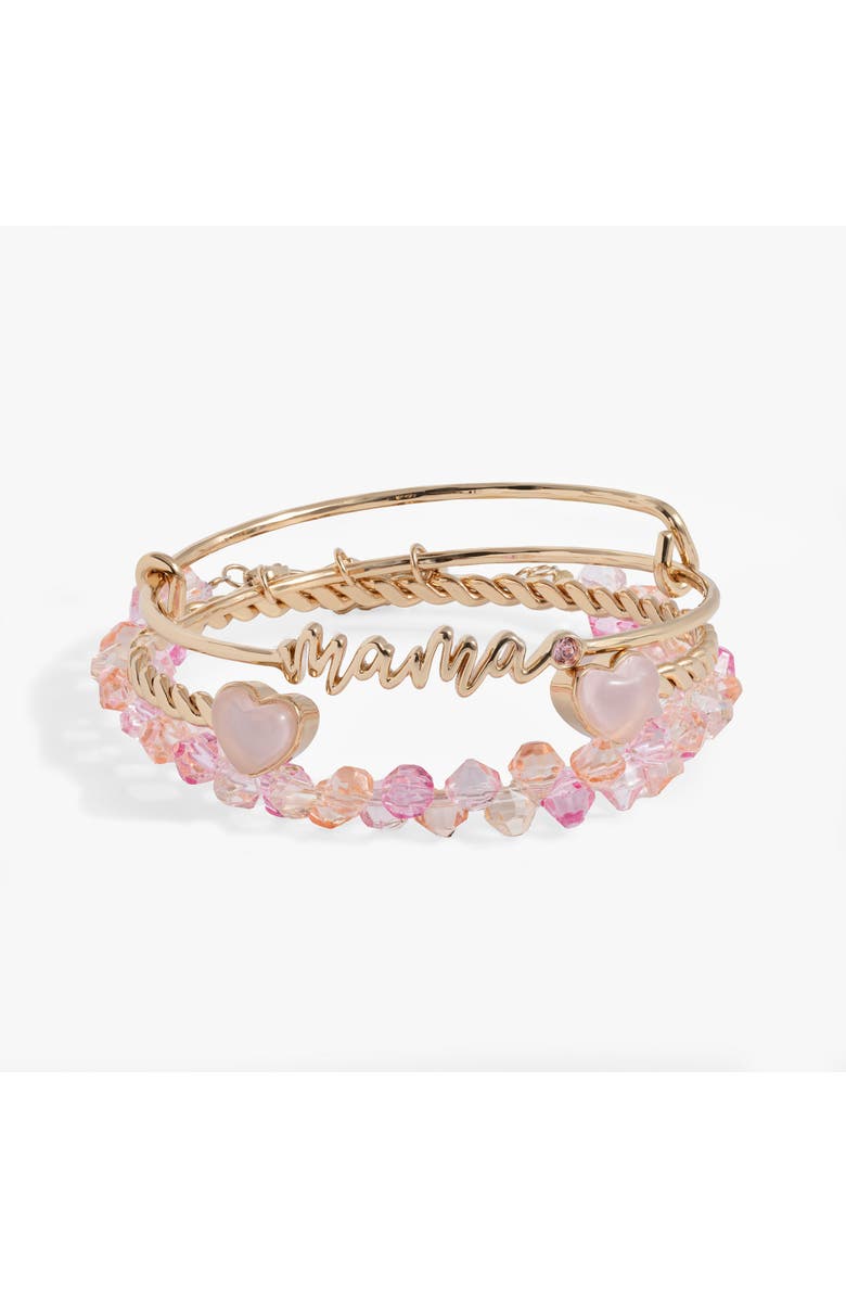 Alex and Ani April Birthstone Emerald Cut Bangle, Main, color, Gold