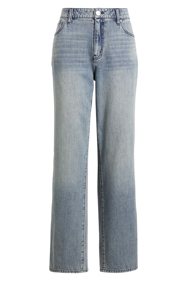 High Waist Baggy Straight Leg Jeans, Alternate, color, EMMY