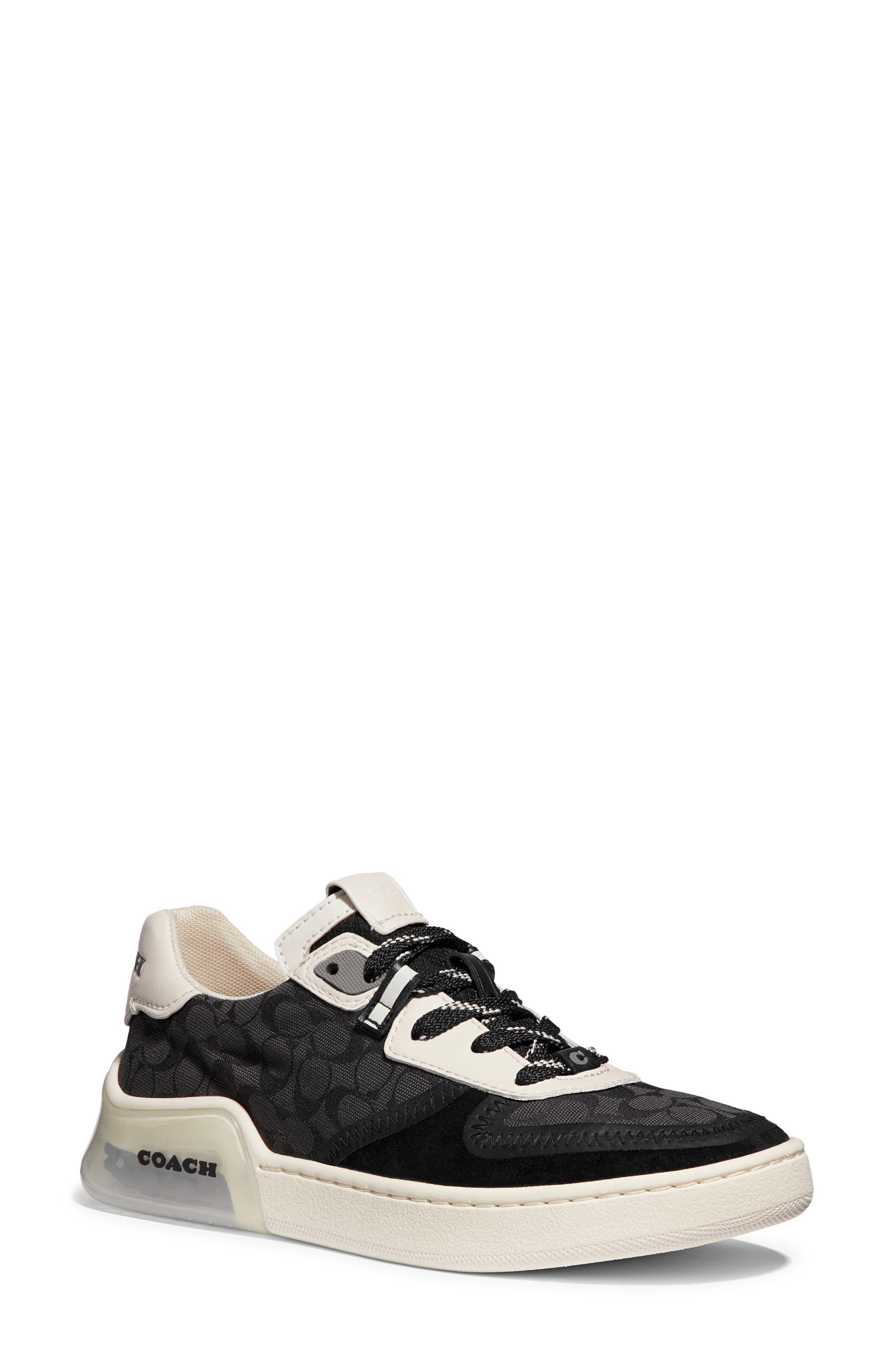 CitySole Court Sneaker, Main, color, BLACK/ CHALK SIGNATURE