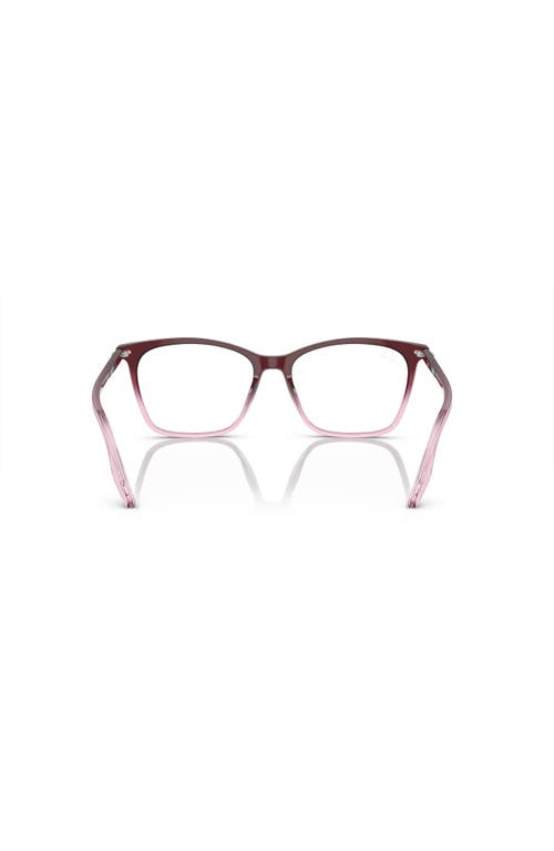 Ray Ban Ray-ban 54mm Cat Eye Optical Glasses In Red