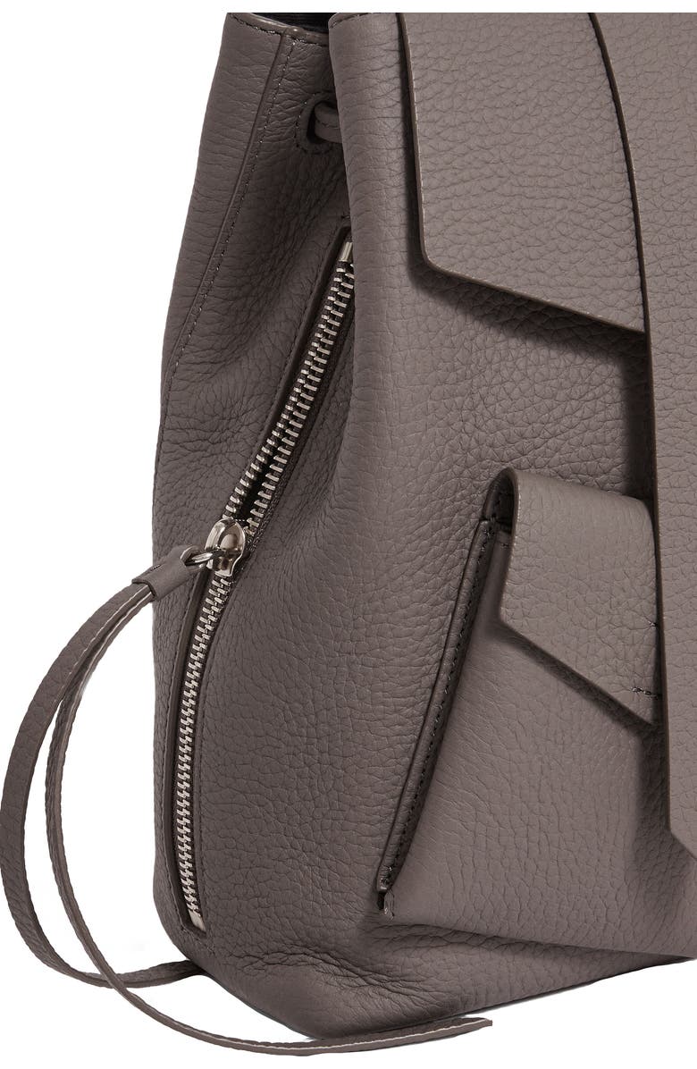 AllSaints Captain Lea Leather Backpack, Alternate, color,