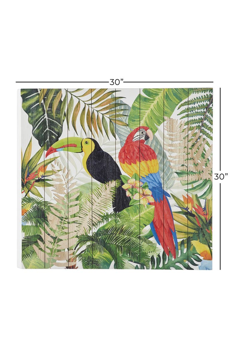 WILLOW ROW SQUARE MULTI COLORED PARROTS I, Main, color, 