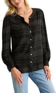 Tommy Bahama Pearl Beach Plaid Flannel Button-Up Shirt