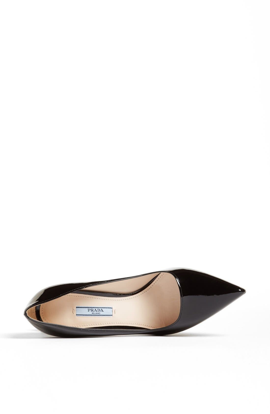 Prada Pointy Toe Platform Pump, Alternate, color, 