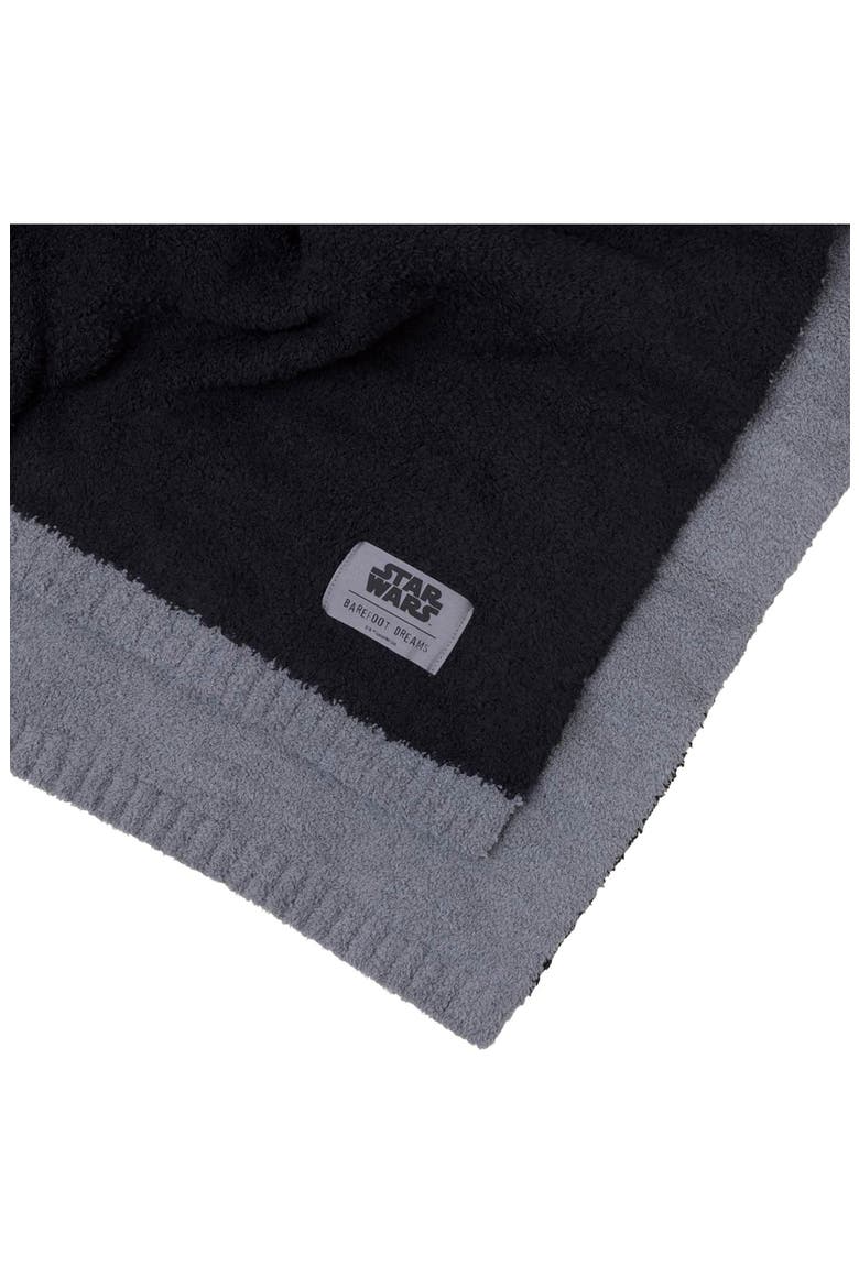 x Star Wars™ CozyChic™ Mandalorian Throw Blanket, Alternate, color, GRAPHITE/ CARBON