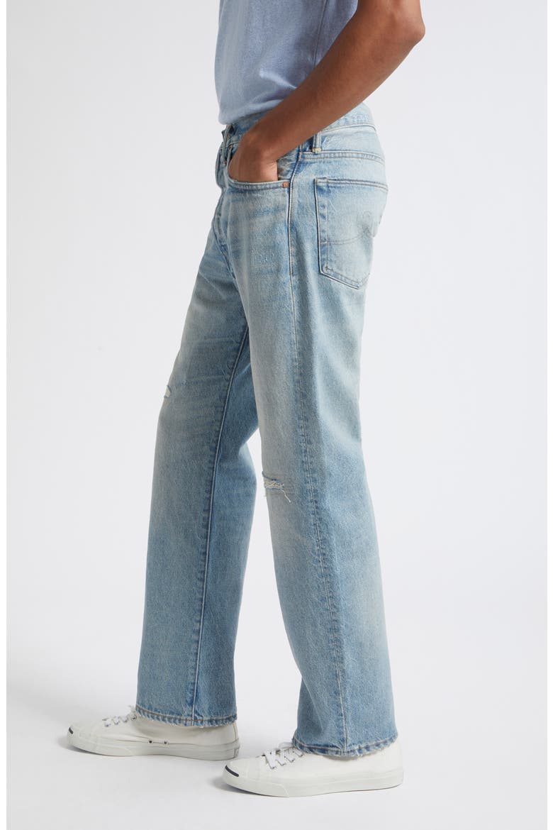 Ripped Straight Leg Jeans, Alternate, color, BRIDGEVIEW WASH
