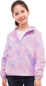 Rokka&Rolla Kids' Lightweight Fleece-Lined Windbreaker