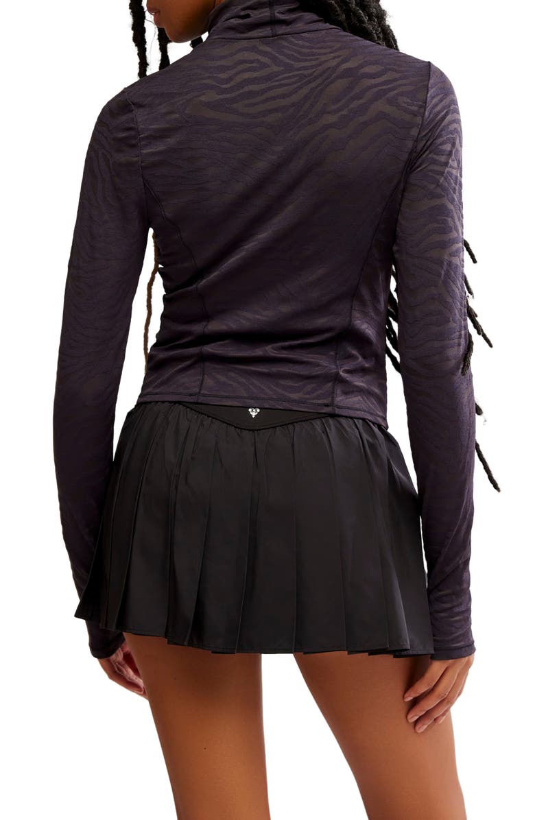 Free People Acclimate Jacquard Turtleneck Pullover, Alternate, color,