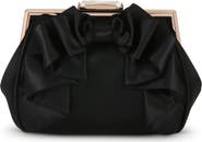 Jewel Badgley Mischka Mae Bow Pouch Clutch