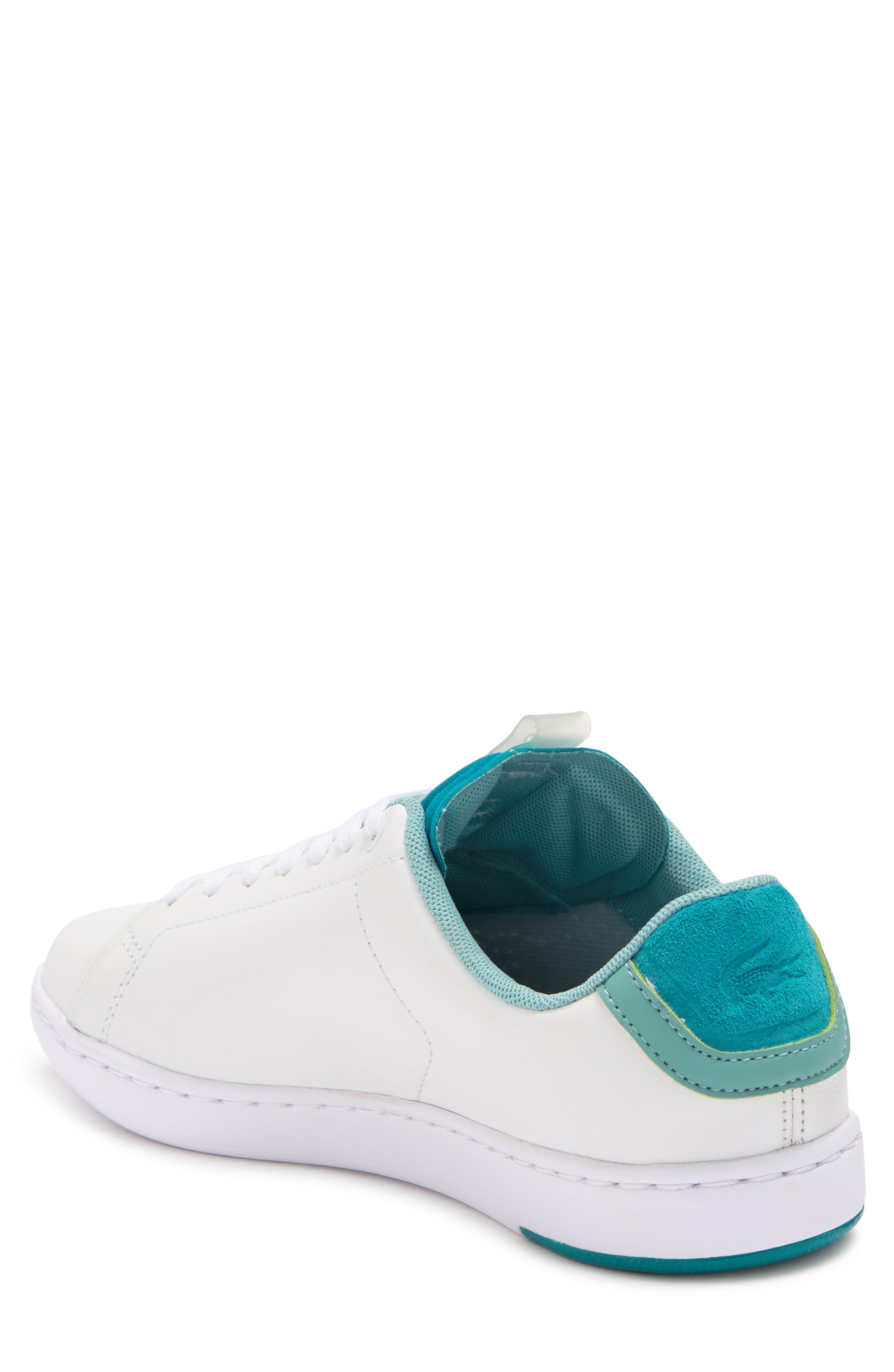 Lacoste Carnaby Leather Fashion Sneaker, Alternate, color, 