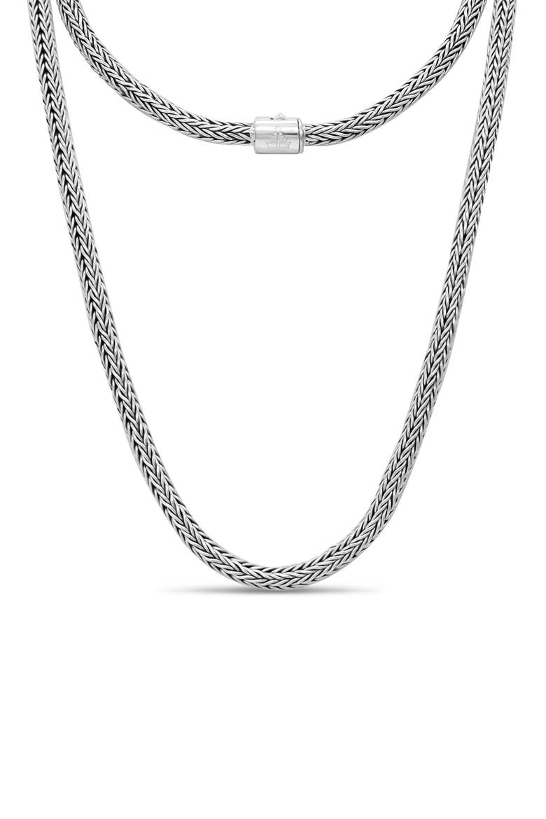 Sterling Silver Chain Necklace, Main, color, SILVER