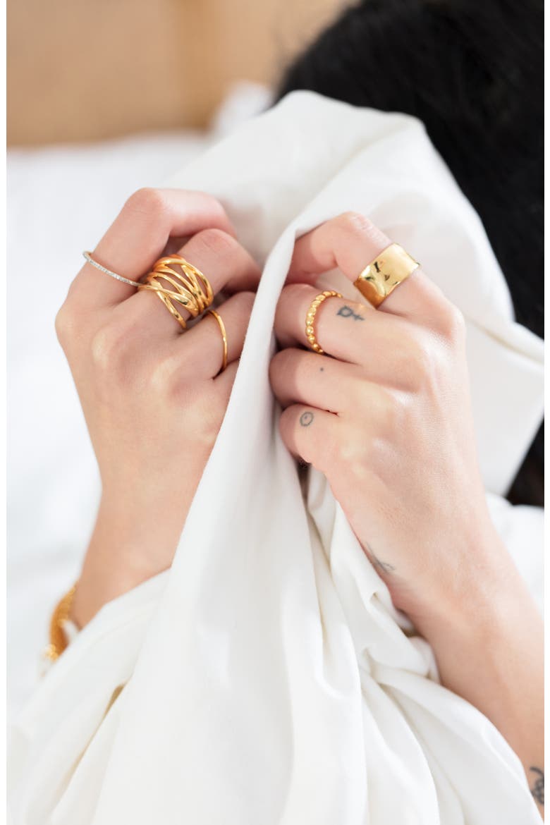 MV Siren™ Muse Bold Ring, Alternate, color, YELLOW GOLD