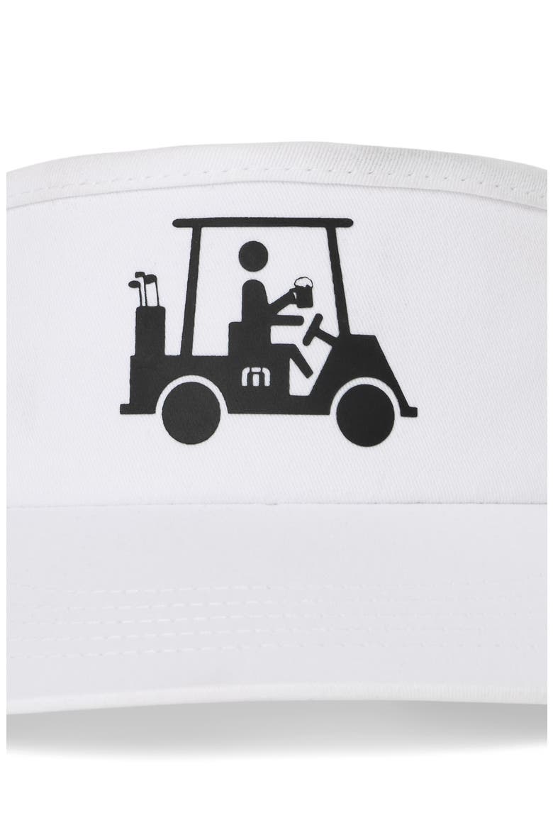 Mapes Golf Visor, Alternate, color, WHITE