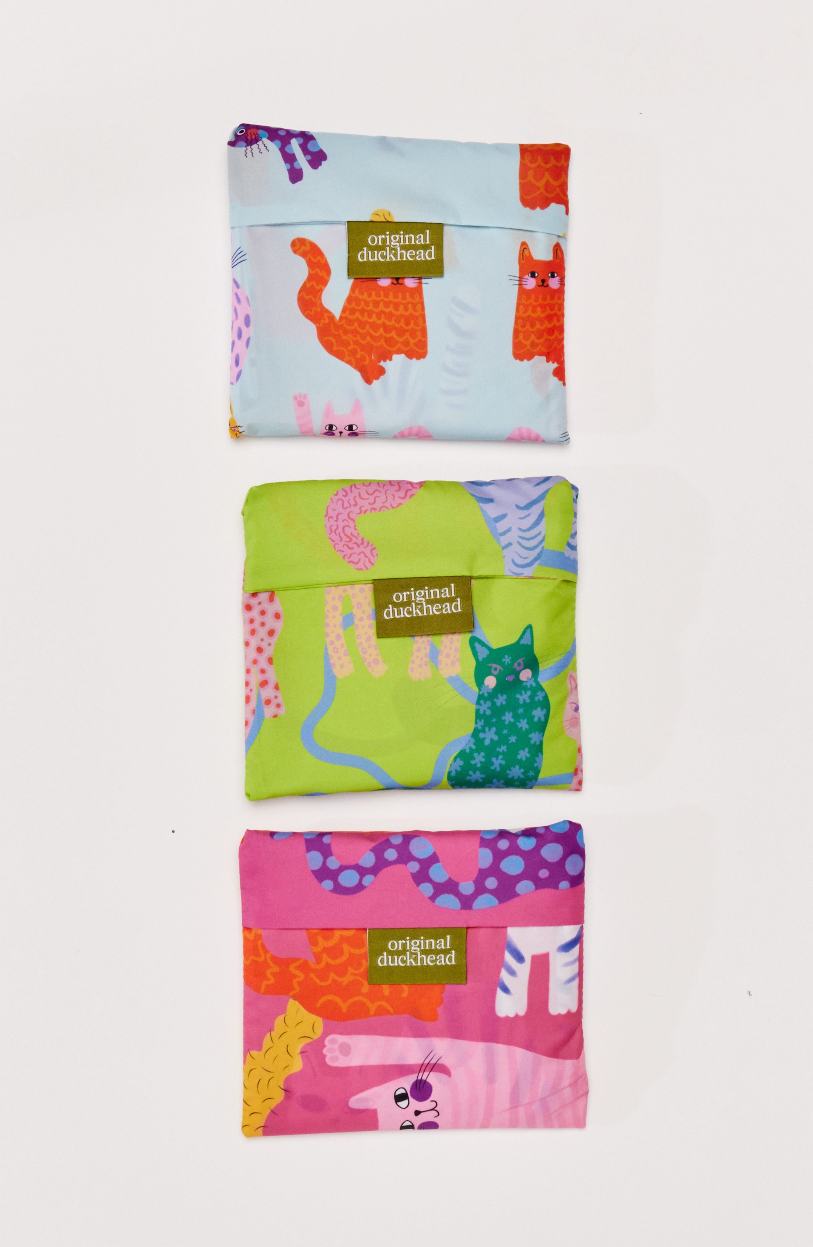 The Extra Bag, Alternate, color, Lime Arty Cats