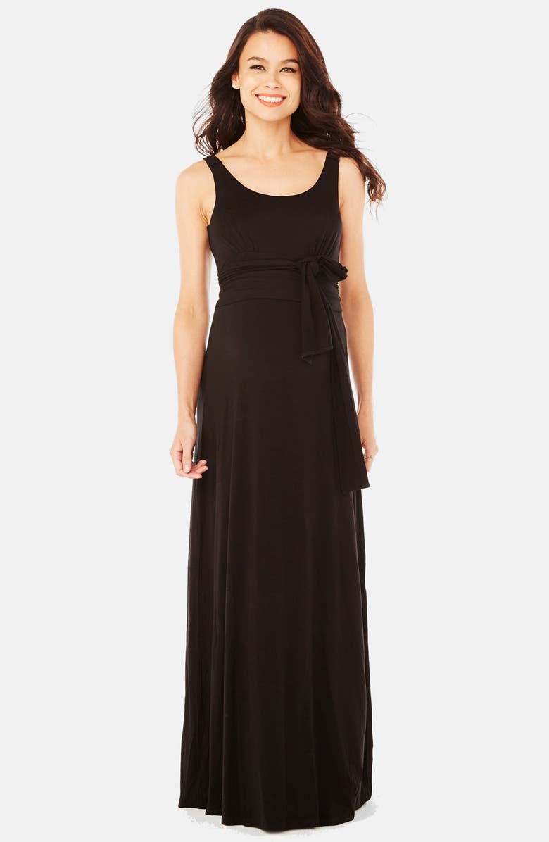 Rosie Pope 'Kendal' Stripe Maternity Maxi Dress, Main, color,