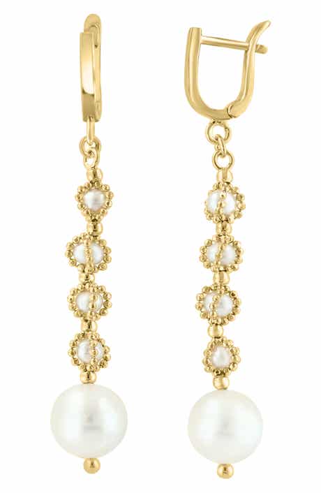 EFFY Freshwater Pearl Drop Earrings