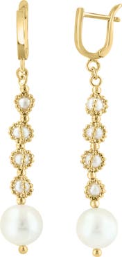 EFFY Freshwater Pearl Drop Earrings