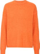 B.YOUNG Onema Long Sleeve Crewneck Knit Sweater